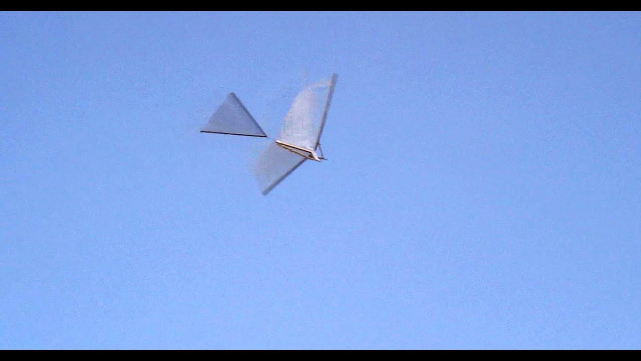 How to build - Simple DIY Ornithopter - Flies Great! Flapping Wings