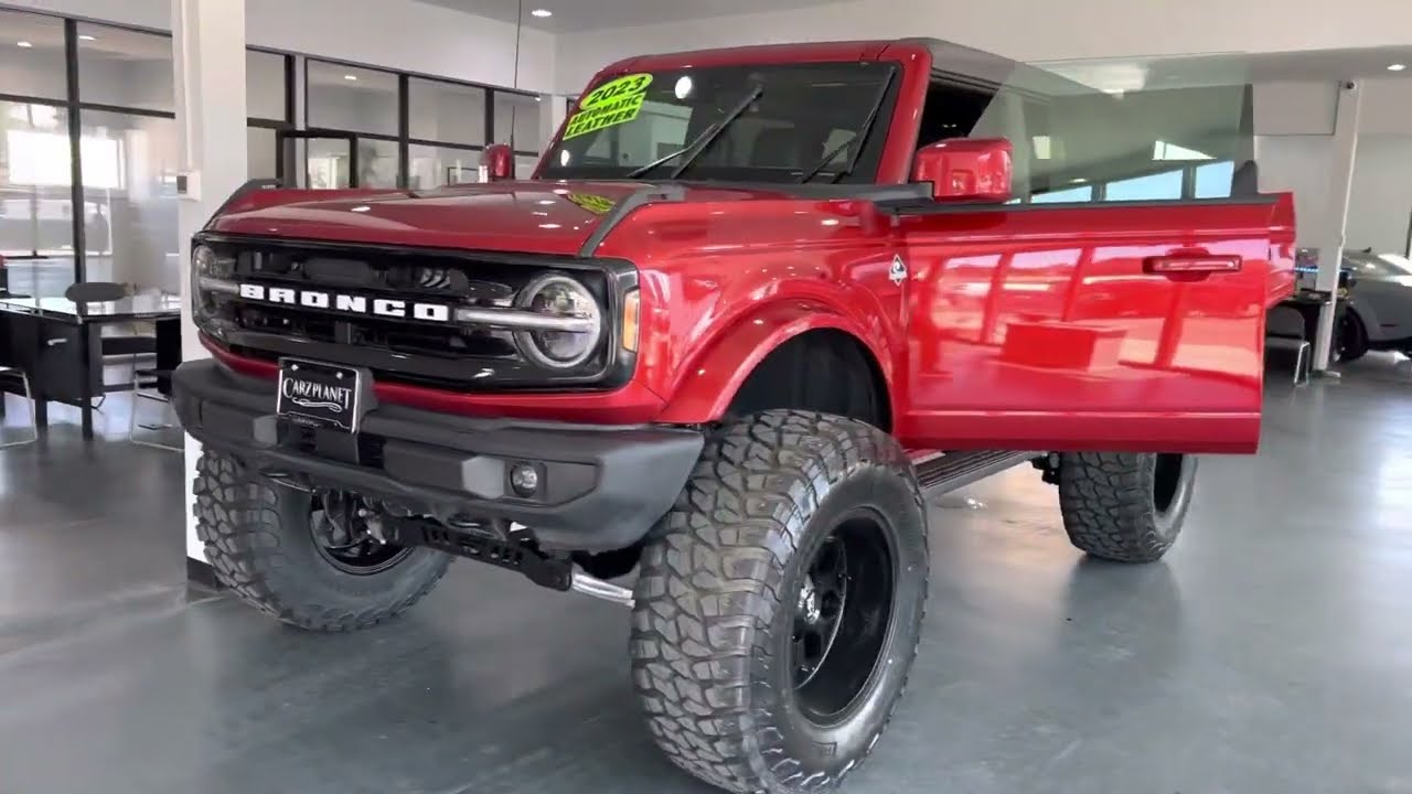 2023 Ford Bronco Outer Banks LIFTED 40" TIRES 7" LIFT 20" RIMS LIFTED FOR SALE PORTLAND OREGON USED