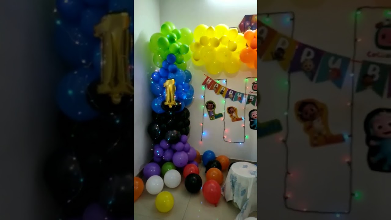 Birthday decoration for 1 year old baby || Decoration by R.D Decor || 🎂🎂🎂🎂
