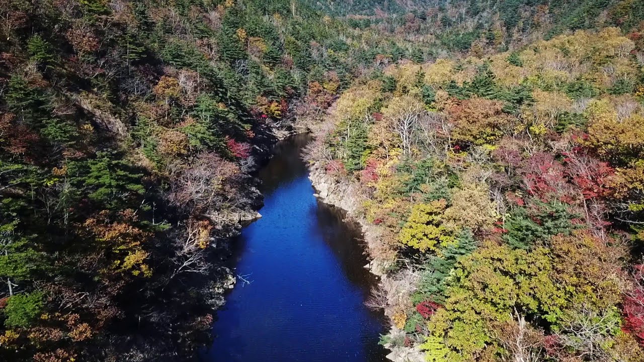 2020/10/27 アポイ岳ジオパーク・幌満峡紅葉 4K空撮 Mt. Apoi UNESCO Global Geopark / Hidaka Hokkaido
