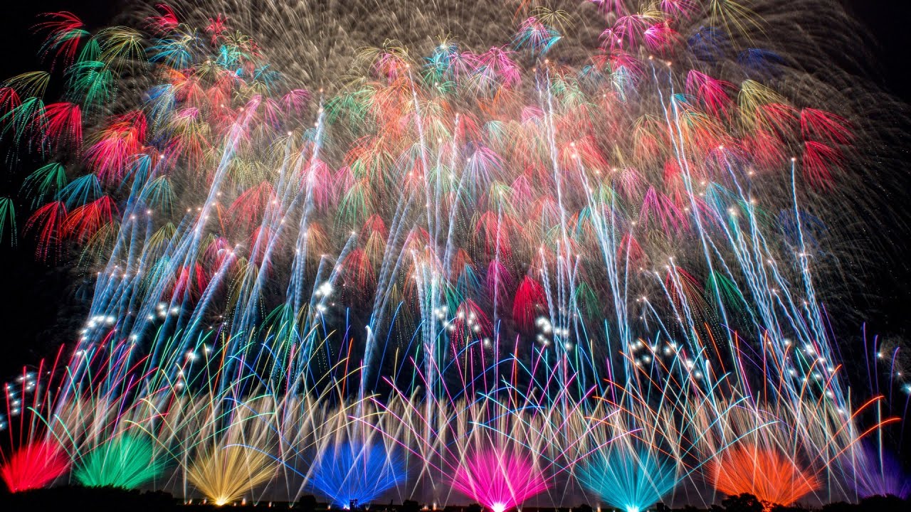 [HDR] 2024 赤川花火大会 エンディング 「新花、未来に紡ぐ光」 マルゴー  Akagawa Fireworks