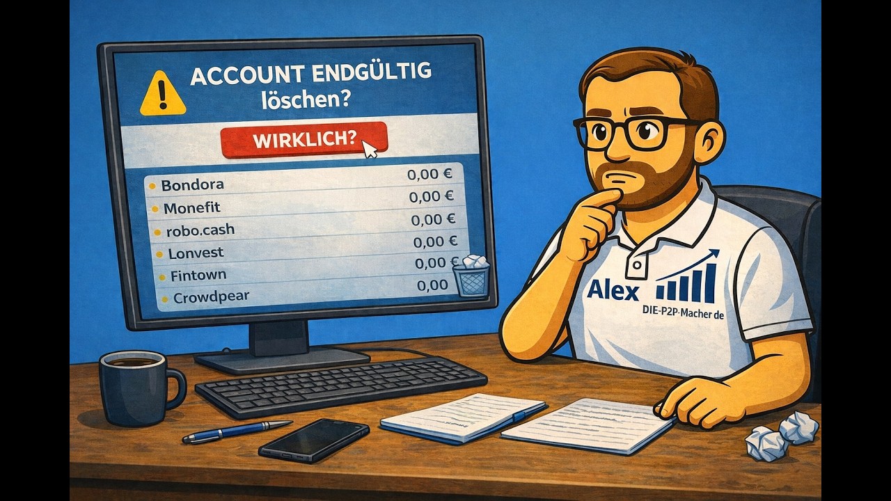 0,00 € im P2P Account - Was tun mit heruntergefahrenen Plattformen?