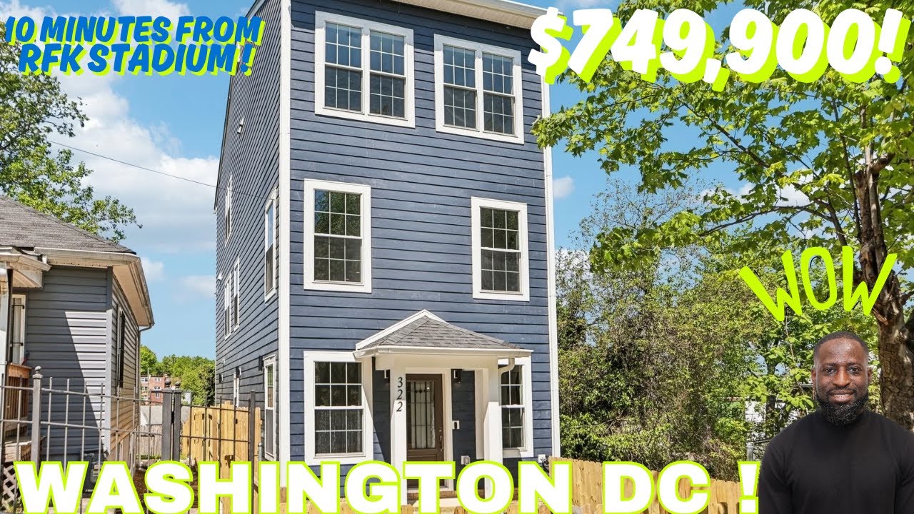 Inside 322 56th St Washington DC 20019 | Stunning New Home in DC Near RFK Stadium Redevelopment!