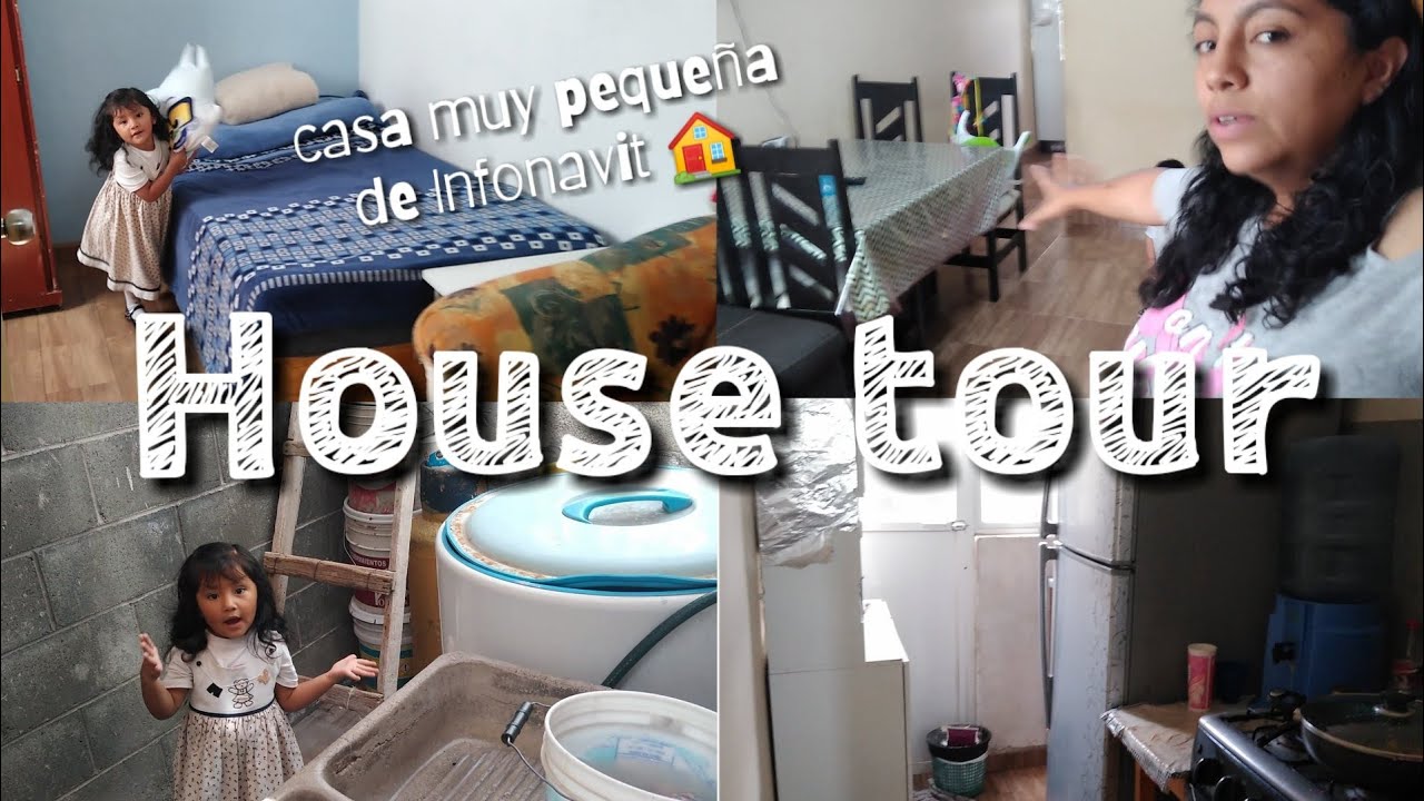 House tour 🏠 casa pequeña de Infonavit! tenía solo 1 cuarto!!! 😱Gio yeah Vlogs