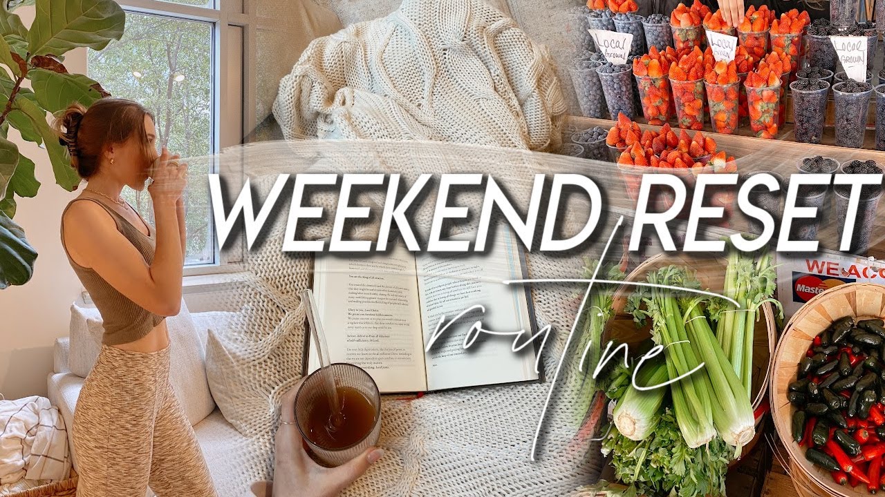 WEEKEND RESET VLOG | prepping for moving, farmer's market, resting, planning for the week!