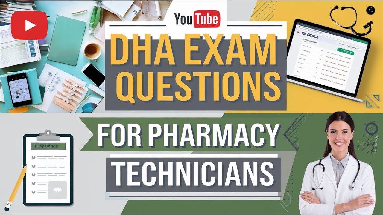 DHA Exam Questions for Pharmacy Technicians 2025  #dhaexamquestions #pharmacytechnician