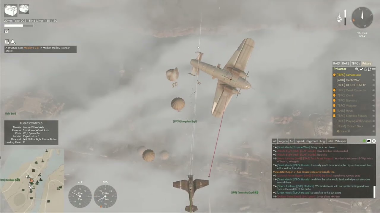 Foxhole 2026 03 06  My first Paraplane kill
