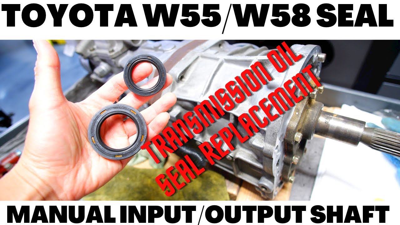Замена сальника механической коробки передач Toyota Lexus W55 W58