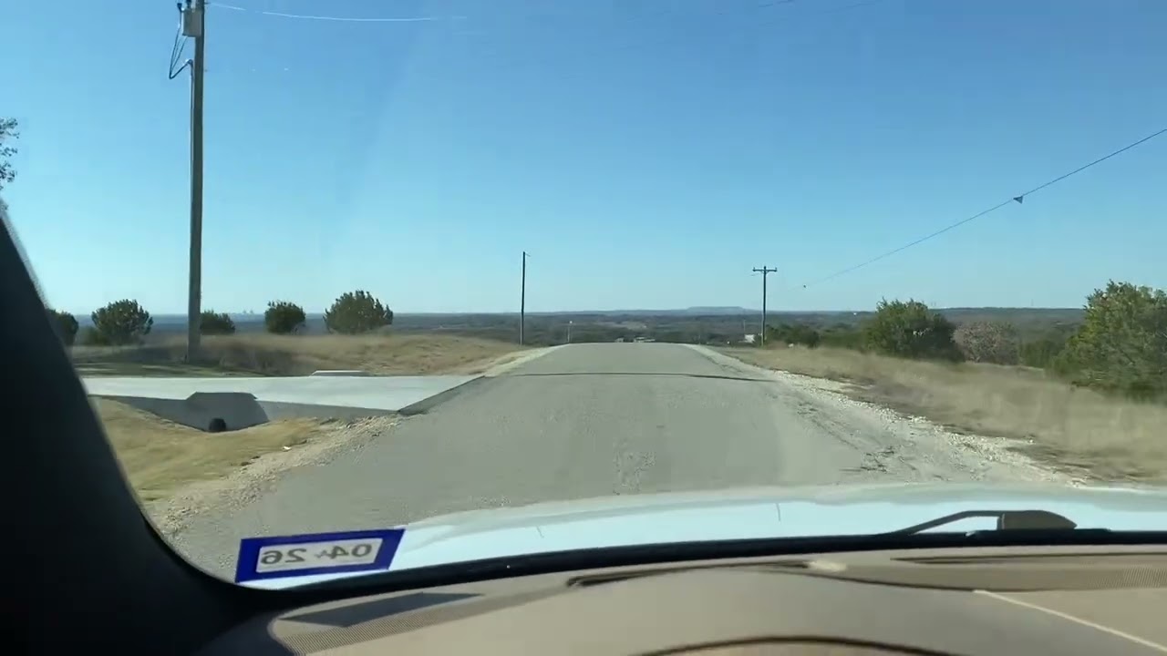 Jeff R. Checking on his Property