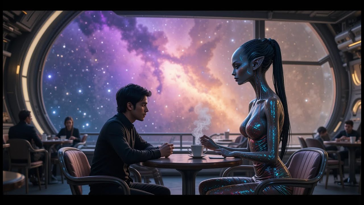 He Paid for the Alien Woman’s Hot Drink—Unaware She Was a Billionaire Desperate for an Heir
