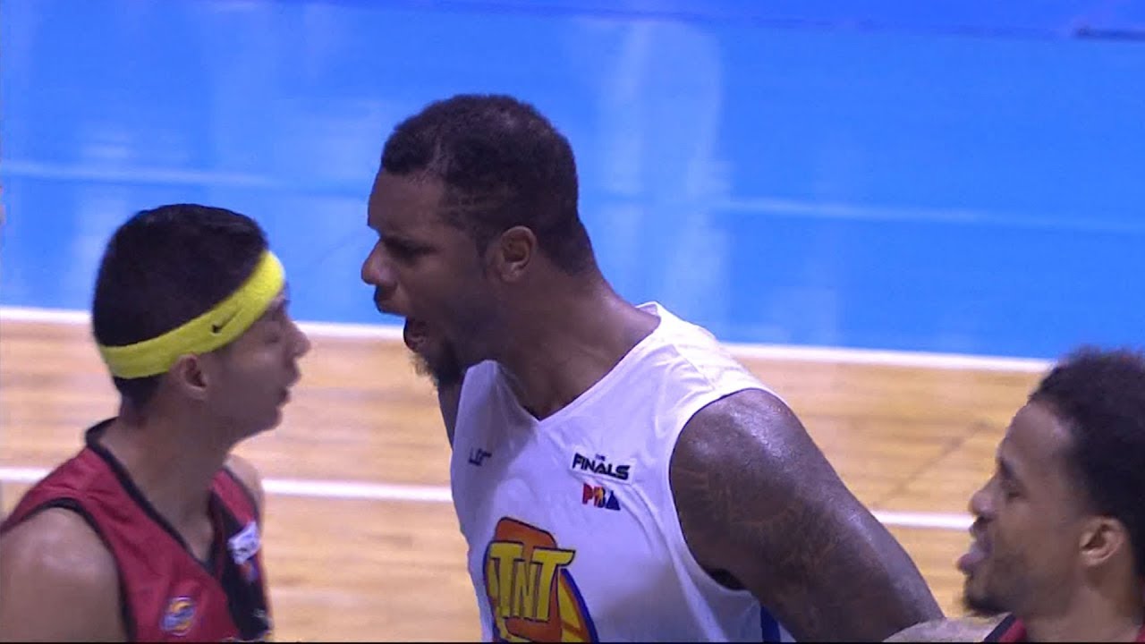 Jones and Santos T'd up for taunting | PBA Commissioner&rsquo;s Cup 2019 Finals