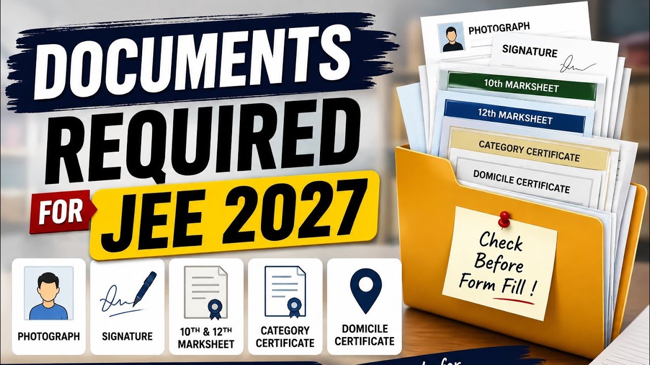 Documents required for all jee 2027 aspirants 🙏🙏🤫🤫