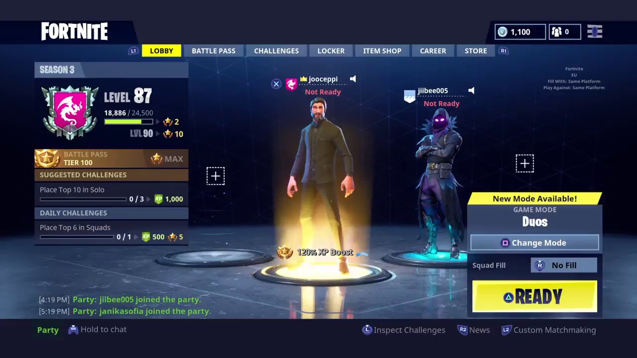 Fortnite Stream #18 Duo (season 3 en osaa pelaa)