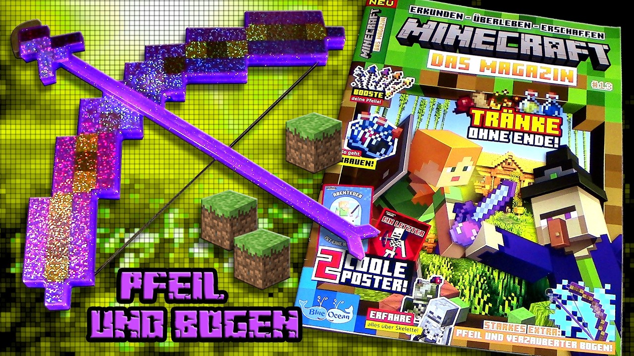 Minecraft - Das Magazin 13 / 26 Extra: Pfeil & verzauberter Bogen & vieles mehr