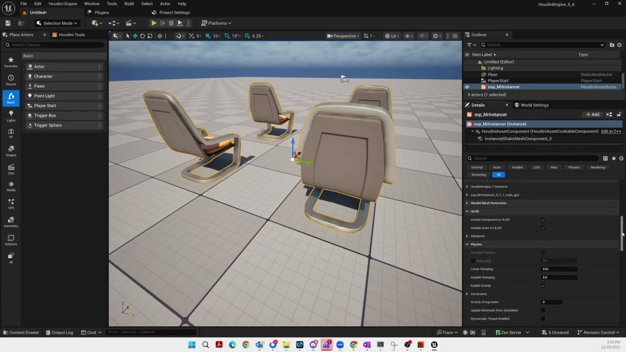 H21 Instancing to UE5 6