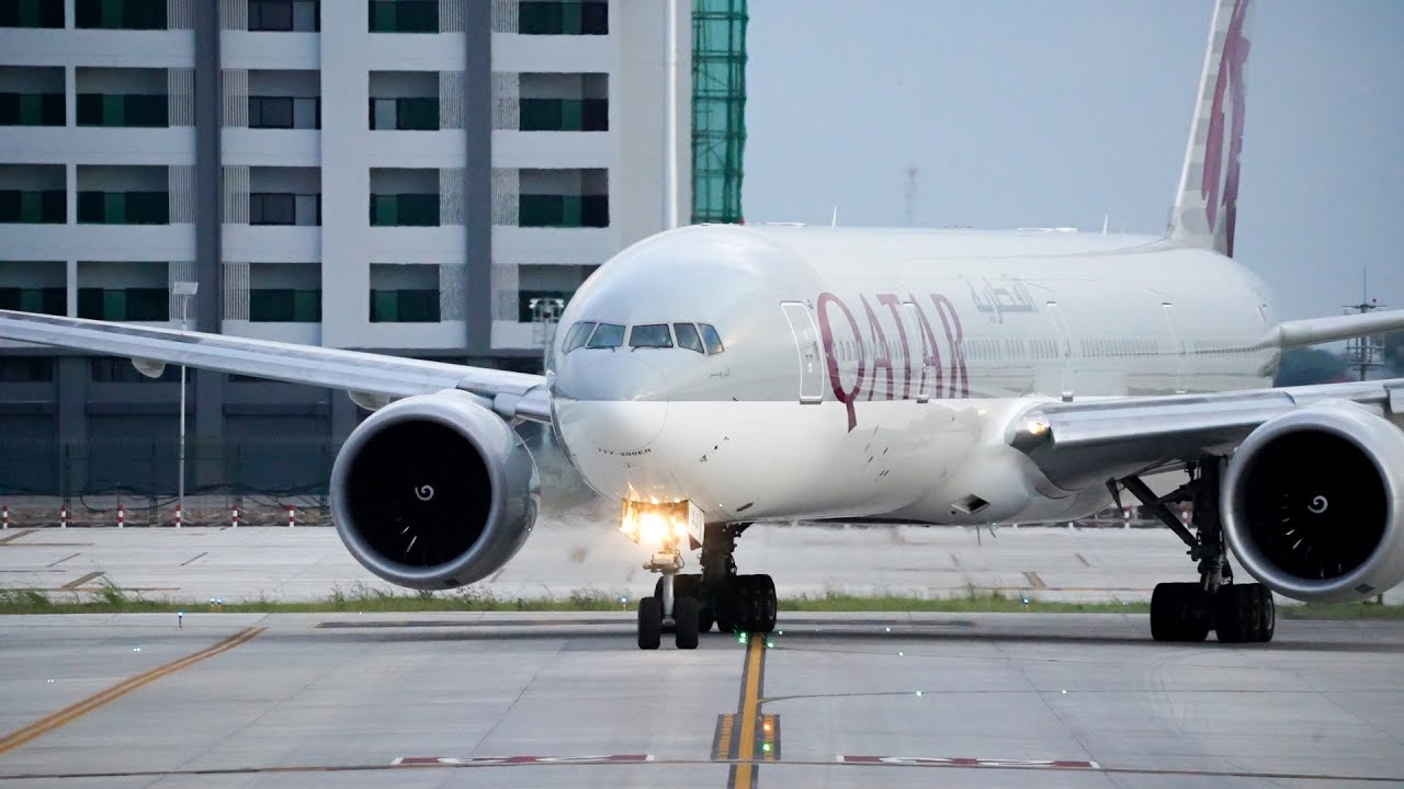 CLOSEUP TAKEOFF at Techo International Airport - ព្រលានយន្តហោះតេជោរ | Park Tola & From Cambodia|