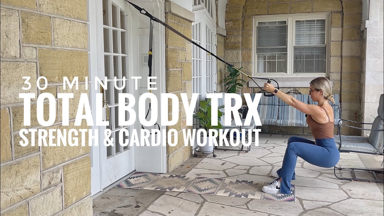 30 Minute Total Body TRX Workout | Tri Sets | Strength and Cardio