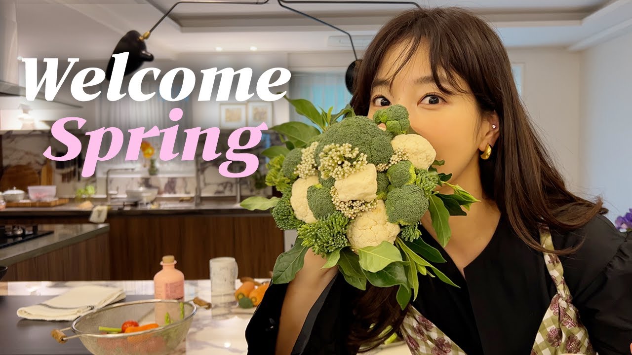 [ENG] 봄 맞이 🌸 | 기은세가 사랑하는 룩은? 👗 (feat.롱샴) | 맛과 영양까지 가득한 생선찜 레시피는? 🐟