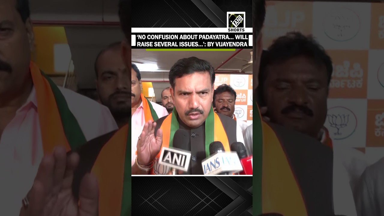 BJP Karnataka Chief BY Vijayendra says, Padayatra Will Begin On Sept 1, Lists Key Karnataka Issues