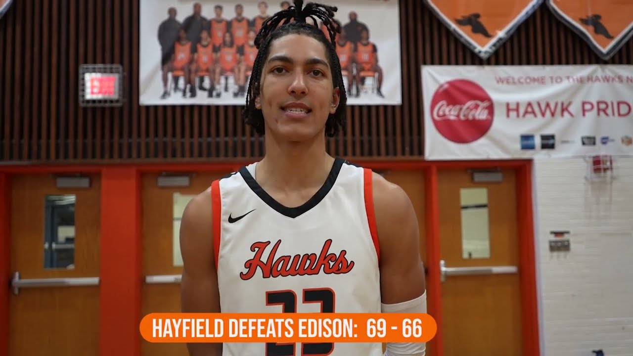 DMV Hoop Session Interviews Hayfield's Greg Jones