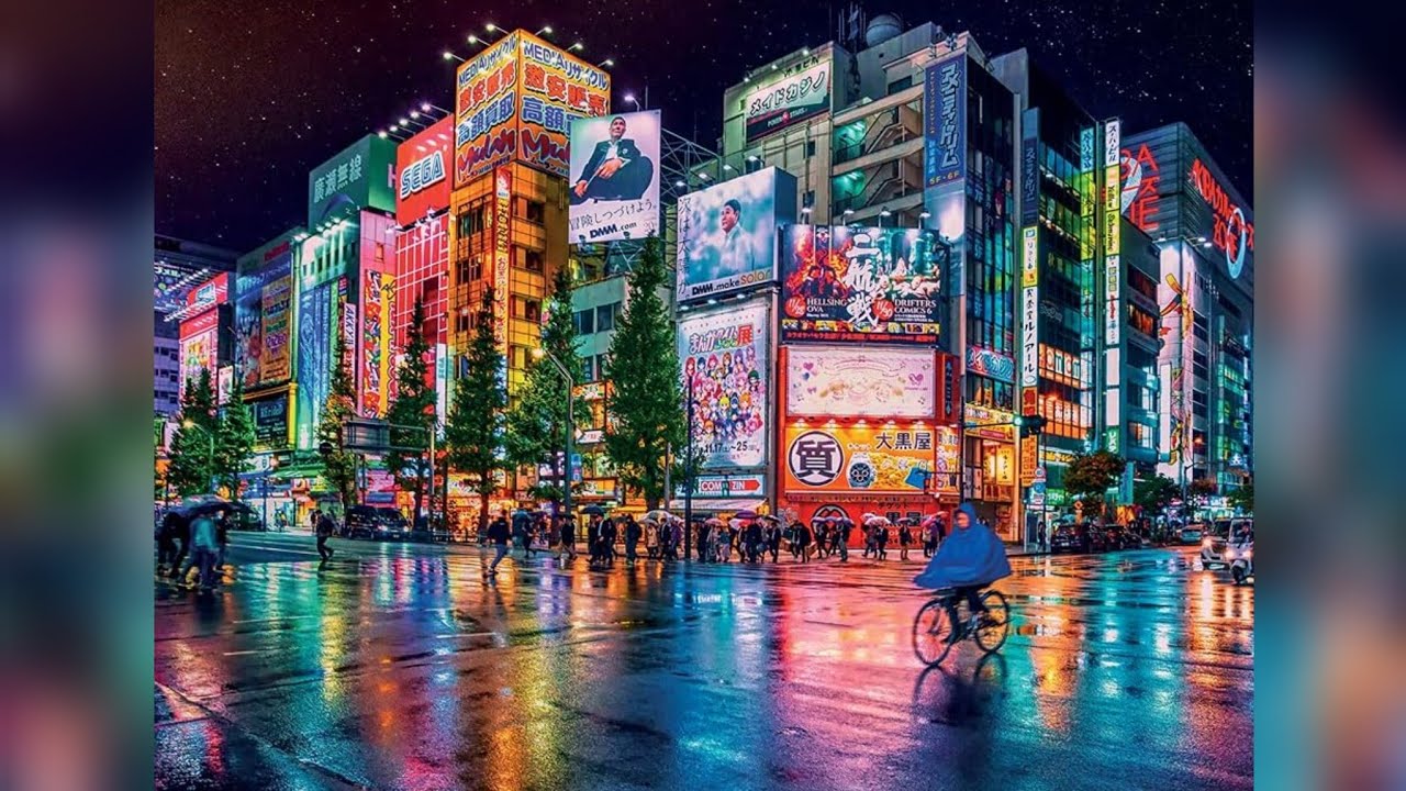 Quebra-Cabeça Tóquio Neon de 1.000 peças  (Game Office) - Timelapse