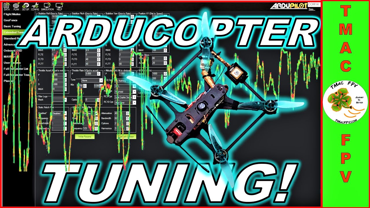 Настройка Arducopter (АВТОНАСТРОЙКА, ПИД-регуляторы и фильтры, ЛЕТНЫЕ ИСПЫТАНИЯ!)