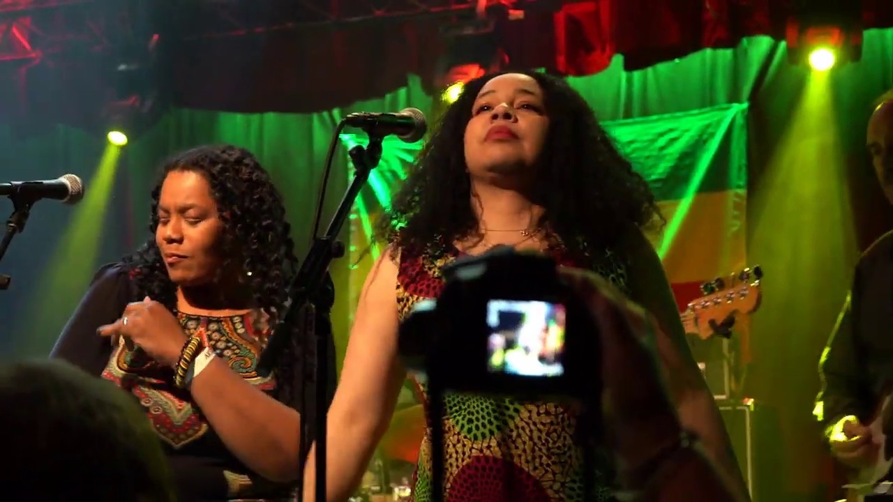 Junior Marvin and The Wailers singing 