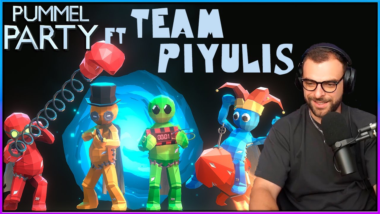 TEAM PIYULIS EN PUMMEL PARTY ft Arigameplays, Desst3 y ElPeritaafk