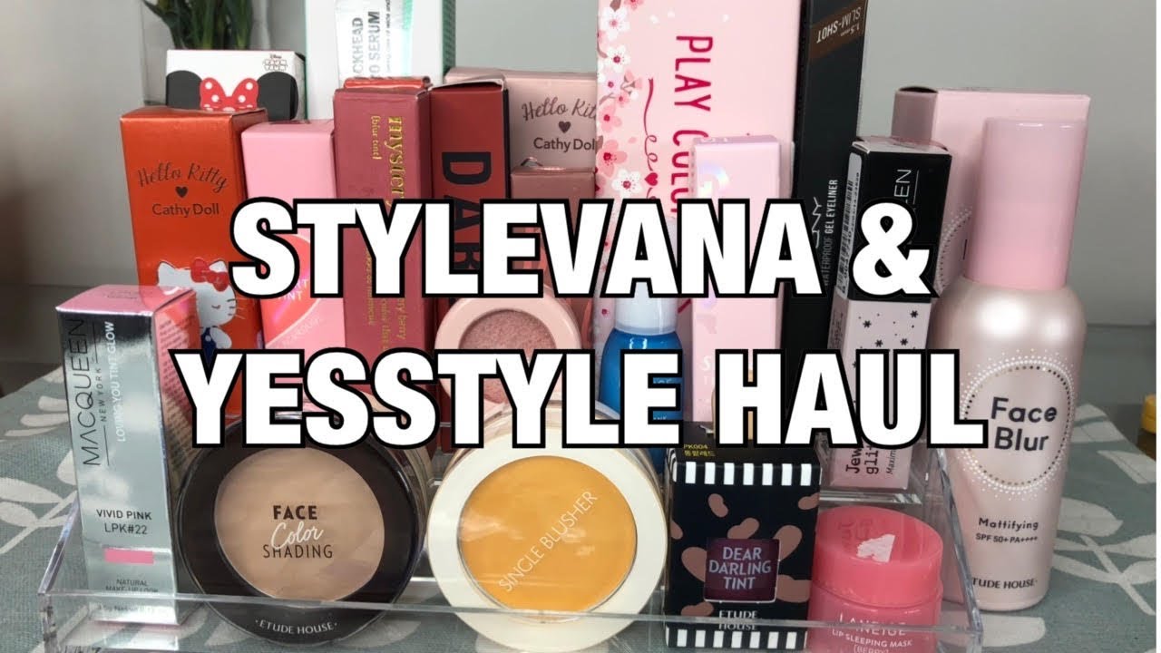 Stylevana & Yesstyle Korean Makeup Skincare Haul & Swatches