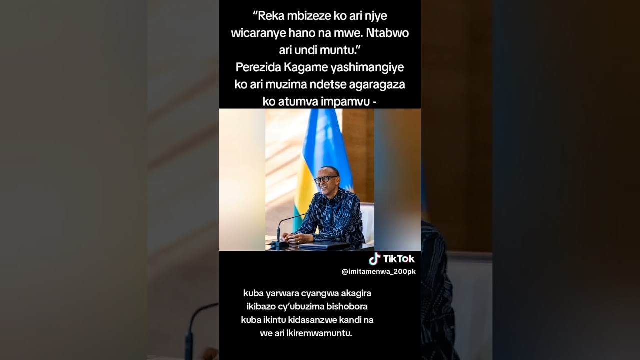 umva amagambo umukuru wigihugu yabwiye abanzi burwanda