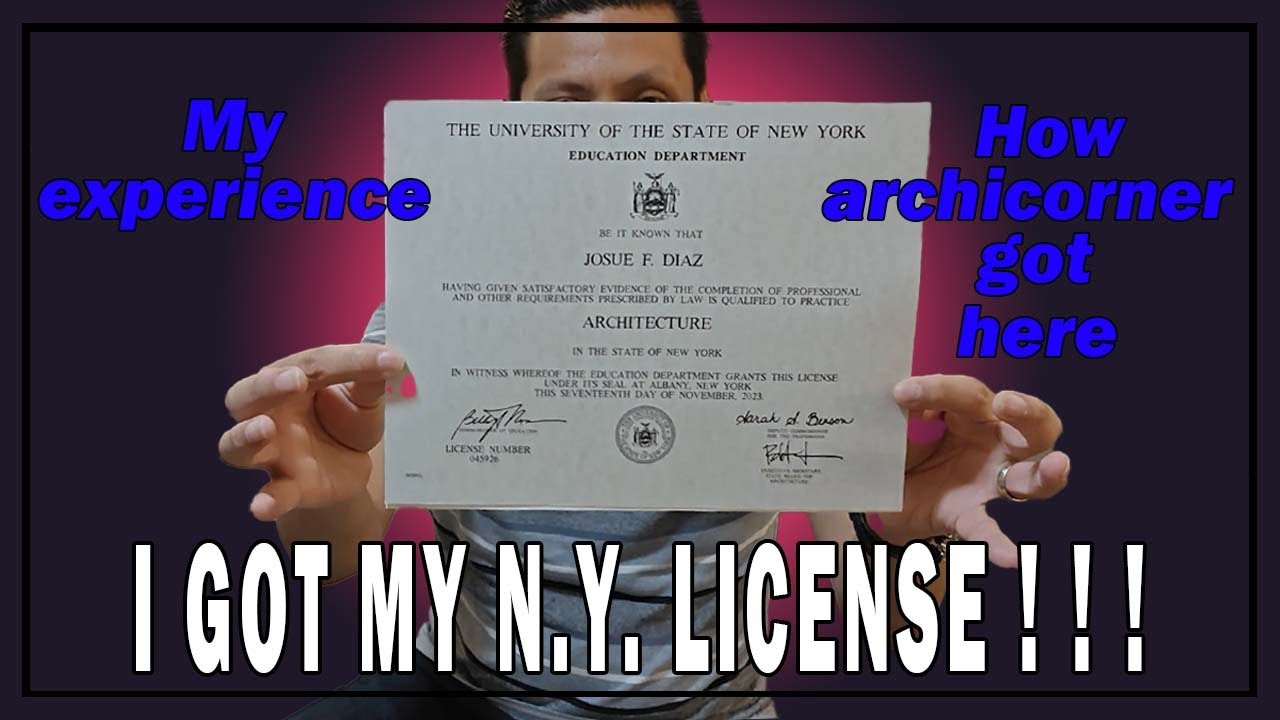 AC 052 - Reaction to finally getting my Architect's License
