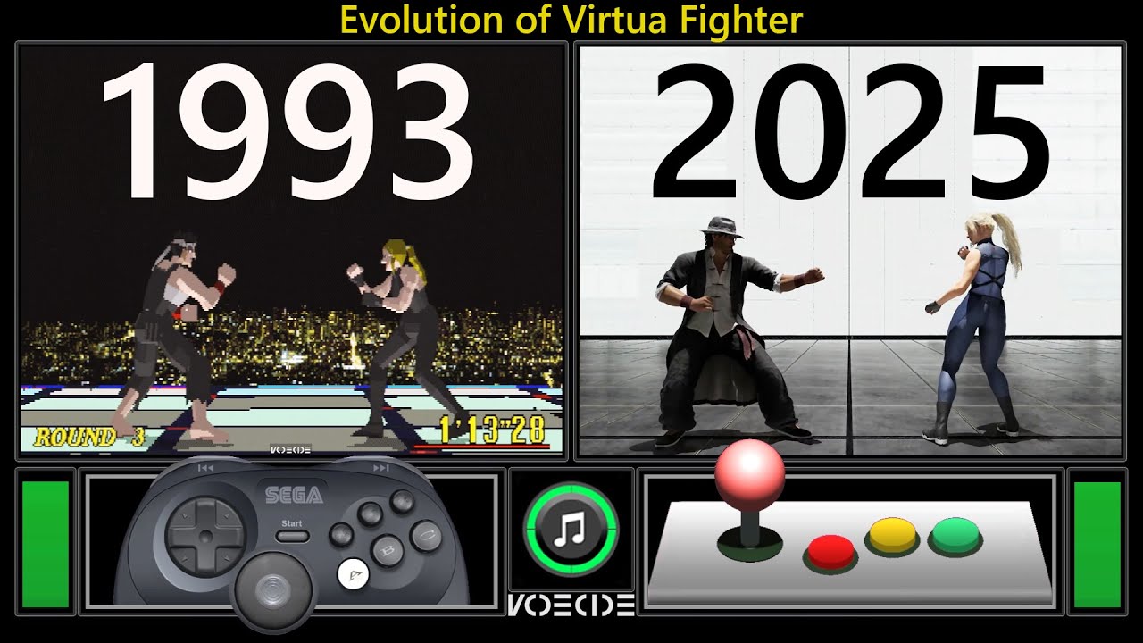Evolution of Virtua Fighter – Akira vs Sarah Through the Years