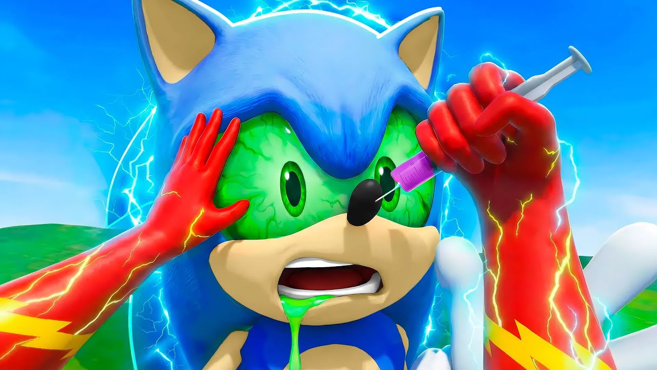 Injecting SONIC with DEADLY SYRINGE! in Bonelab VR