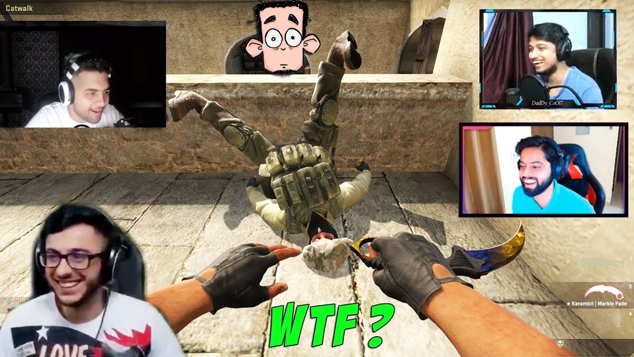 CSGO Funny Moments With Carryminati, Gareeb, Gunshot & Daddy Cool Part 2