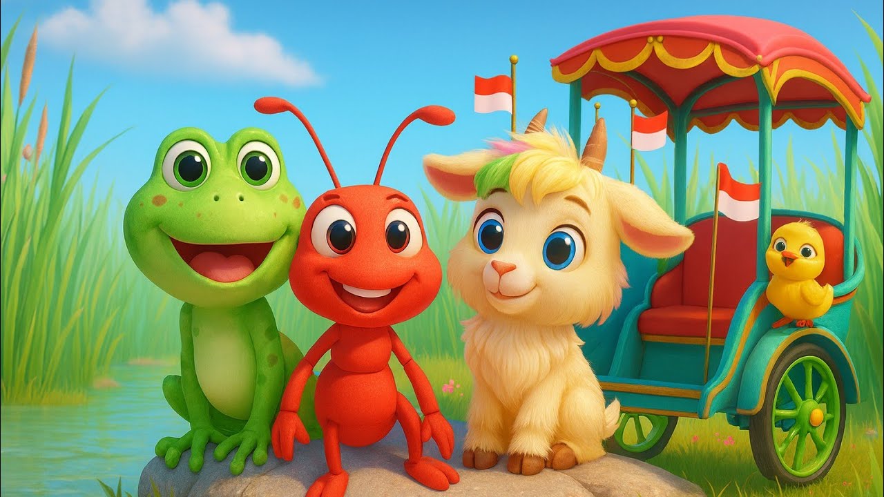 Kumpulan Lagu Anak | Cicak-cicak di Dinding🦎 - Naik Becak 🚲🐰🦒- Lagu Anak Indonesia Populer