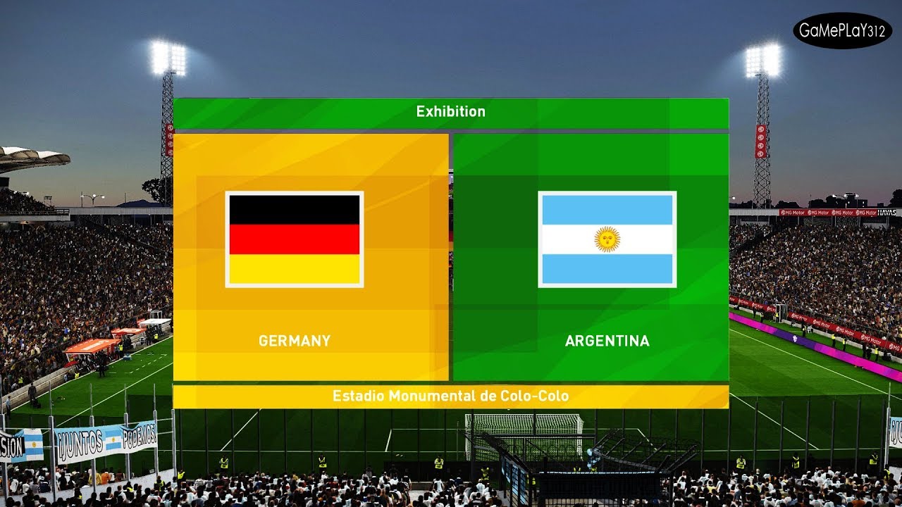 PES 2020 - GERMANY VS ARGENTINA - International Friendly - Messi vs Germany