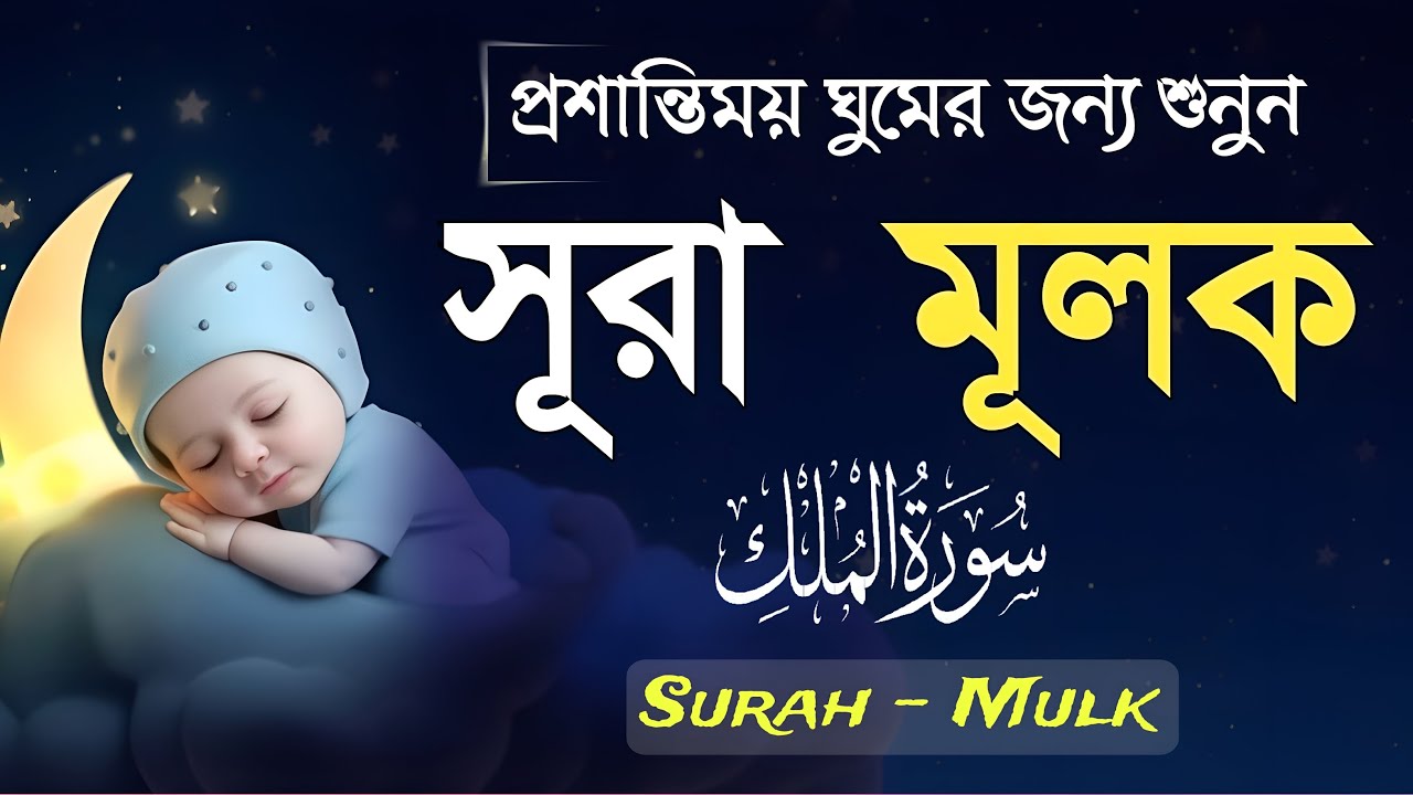 ঘুমানোর আগে এই তেলাওয়াত শুনুন সূরা আল মূলক খুব সুন্দর তেলাওয়াত | Surah Mulk Bangla - Shamsul Haque