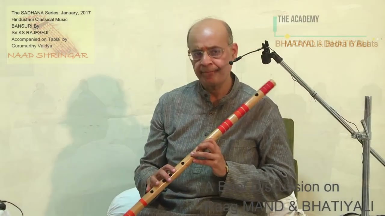 Raag Maand & Bhatiyali - A brief study #ksrajeshji #bansuri #flute #naadshringar