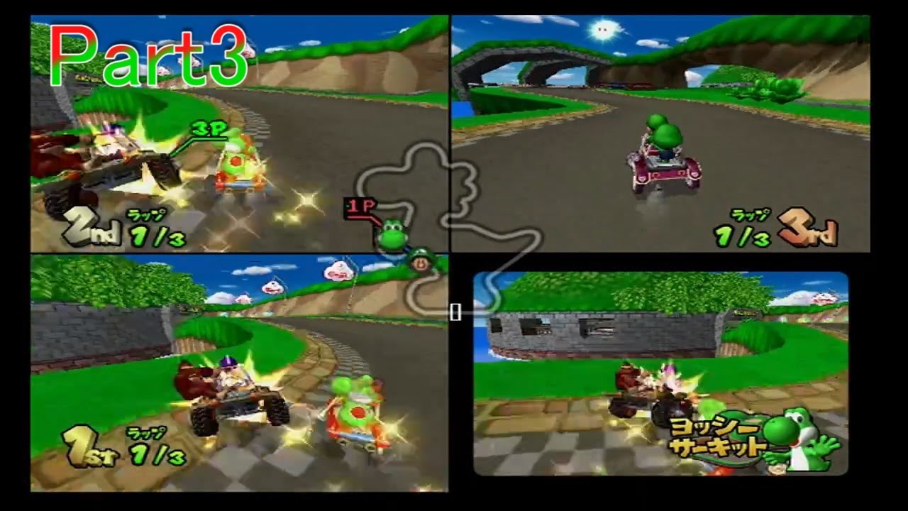3人でマリオカートダブルダッシュ!! Part3