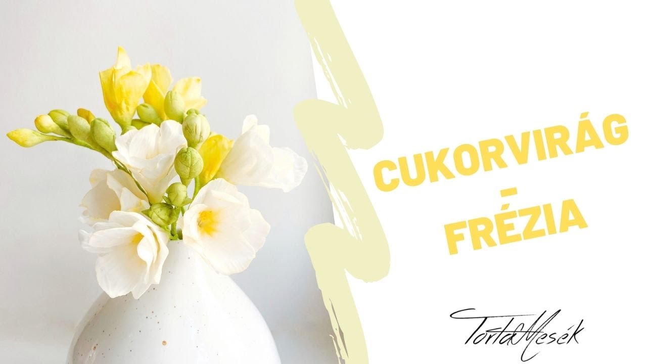 Hogyan készül? - Cukorvirág: Frézia