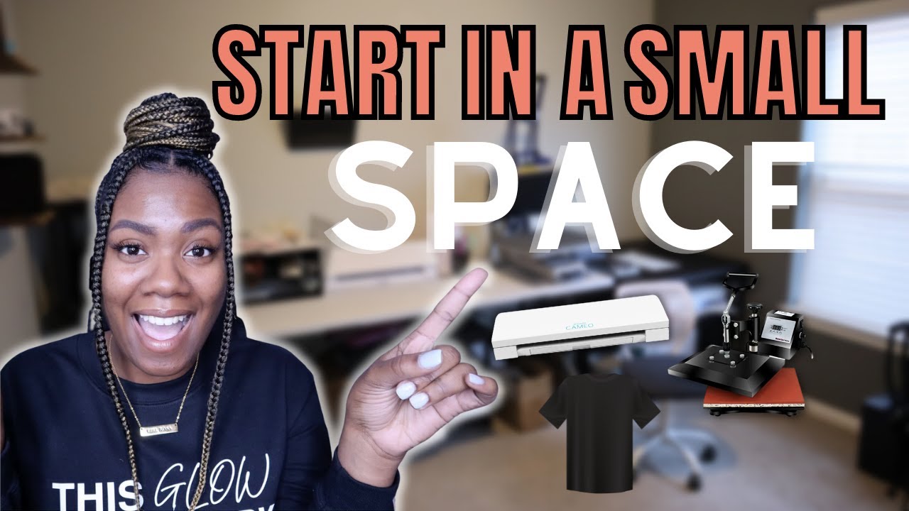 How To Start A T-shirt Business In A Small Space | Apartment, renter friendly | Tips for 2022