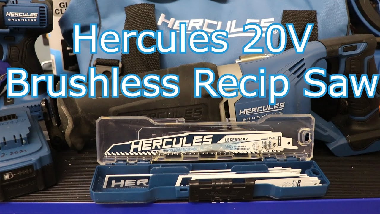 Harbor Freight Tool Haul #15: Hercules 20V Brushless Reciprocating Saw + Cutting Pallets!