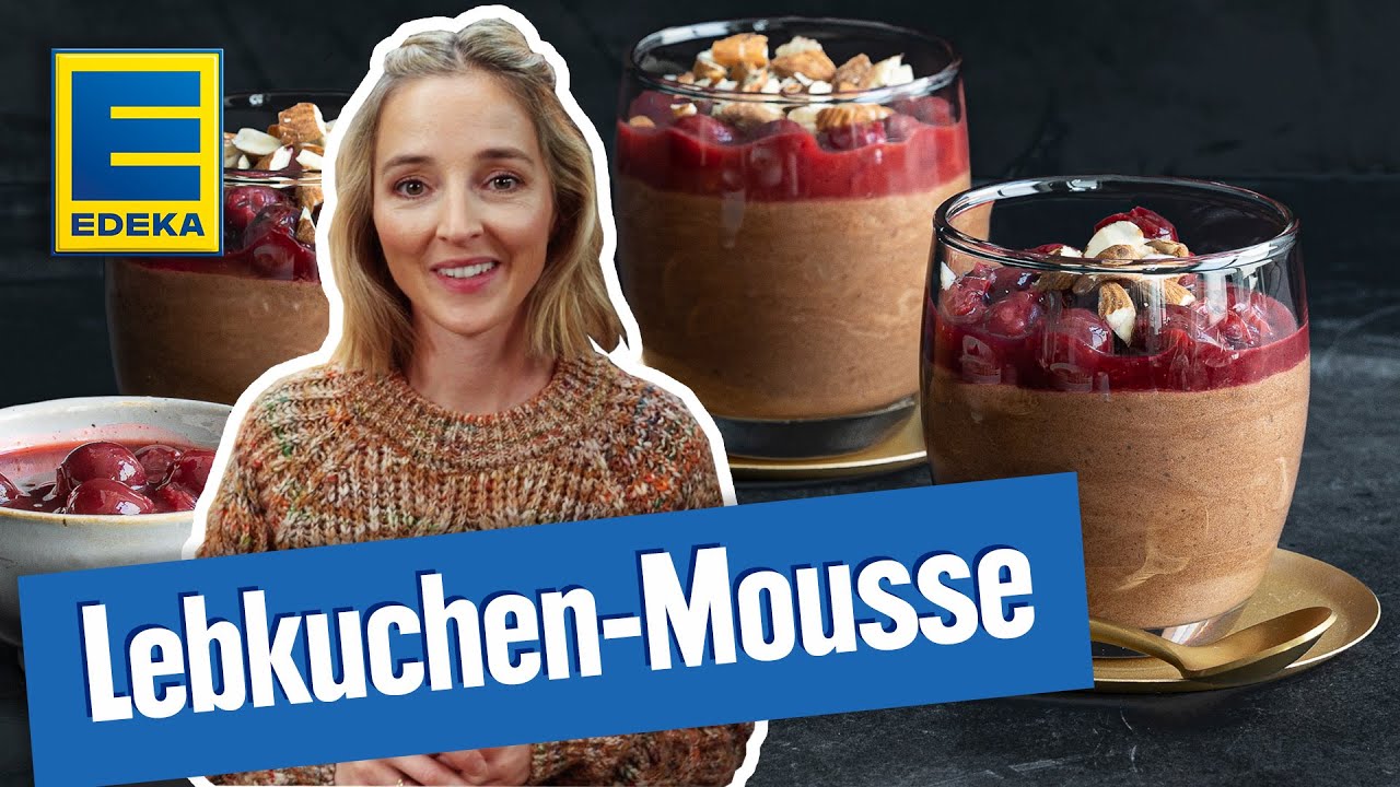Lebkuchen-Mousse Rezept | Einfaches Weihnachtsdessert im Glas *UdPP