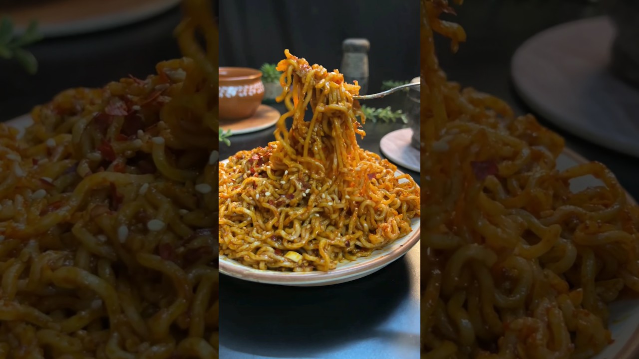 Itna Spicy 🌶🥵 Maggi?? #maggi #maggirecipe #maggie #magginoodles #maggilover #maggimasala #noodles