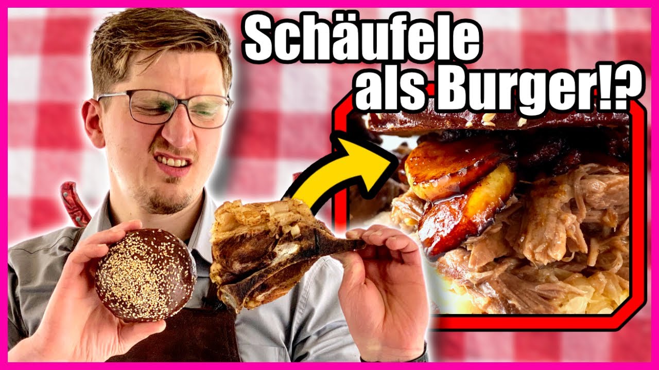 Pulled Pork Burger mal anders | Der SCH&Auml;UFELE BURGER