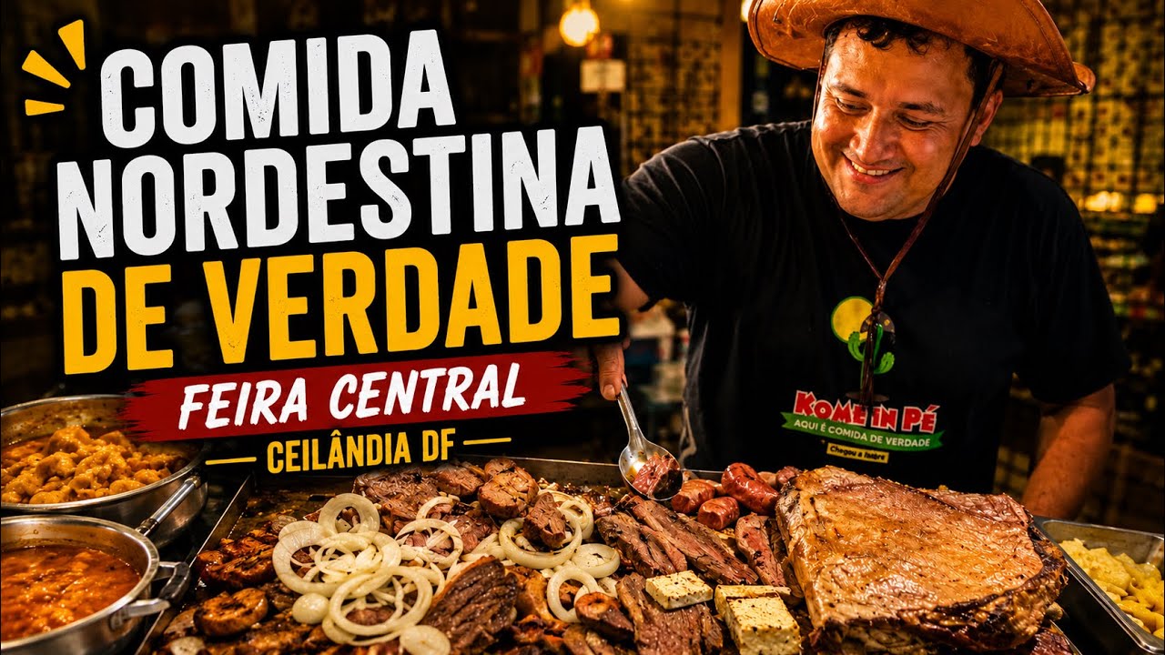 A FEIRA mais tradicional do DF? Conheça o Kome in Pé na Feira Central