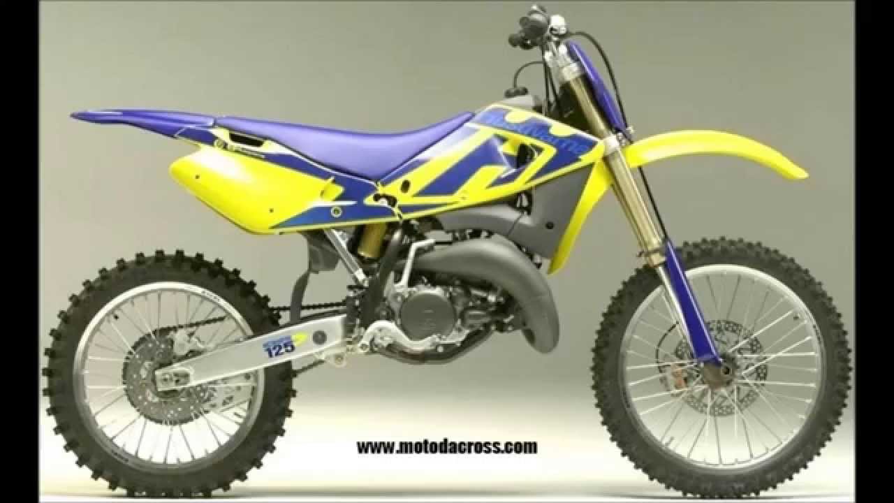 Evolution of Husqvarna cr-tc 125 from 1972 to 2014.