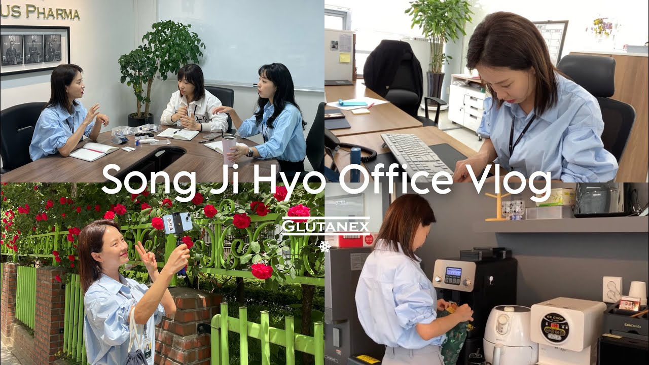Meet our new Intern, Song Ji Hyo!👩🏻‍💼 | Glutanex's Office Vlog 💼💙