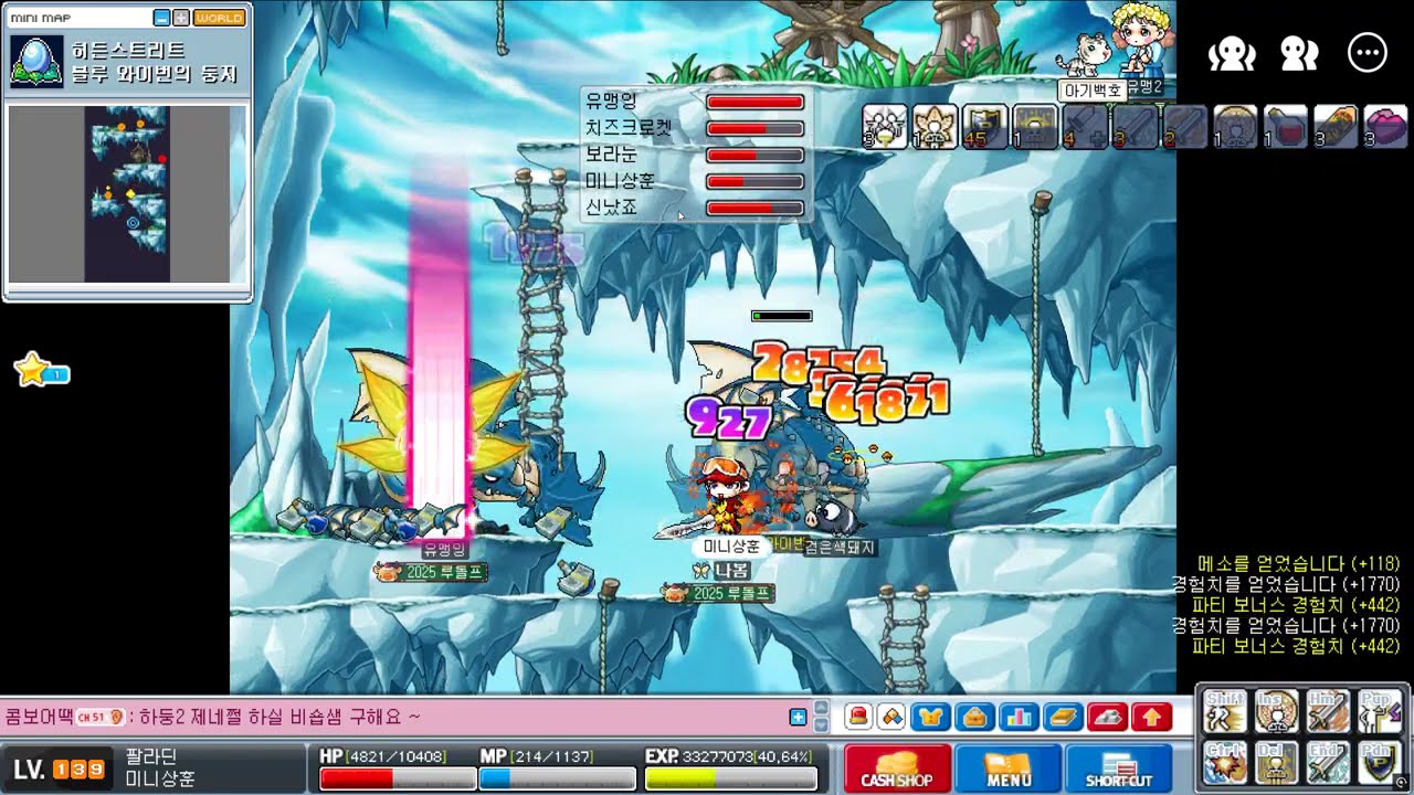 139팔라딘 블와둥 바닥 첫 도전!