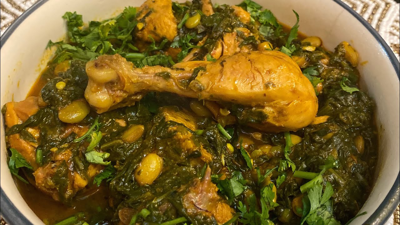 Chicken Lima beans palak🥬 ,Ammi ke hath ka zaika 😋🍽️👩🏻‍🍳